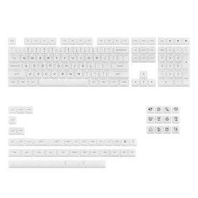 Akko Clear White V2 Transparent Keycaps Set ASA 155 KEYS