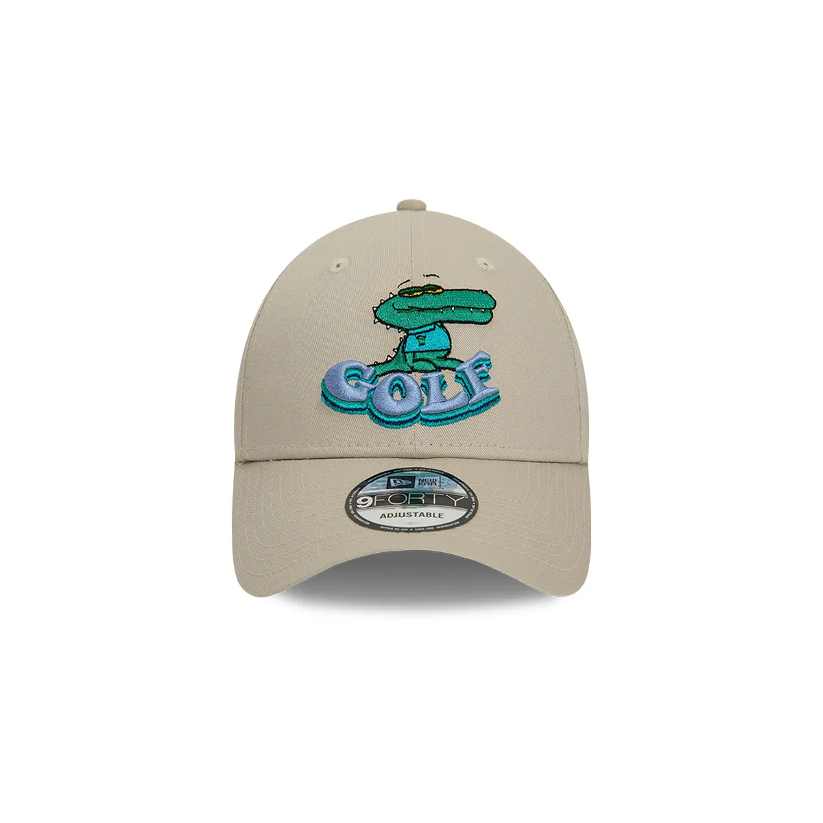 Alligator Golf New Era 9FORTY Strapback Beige