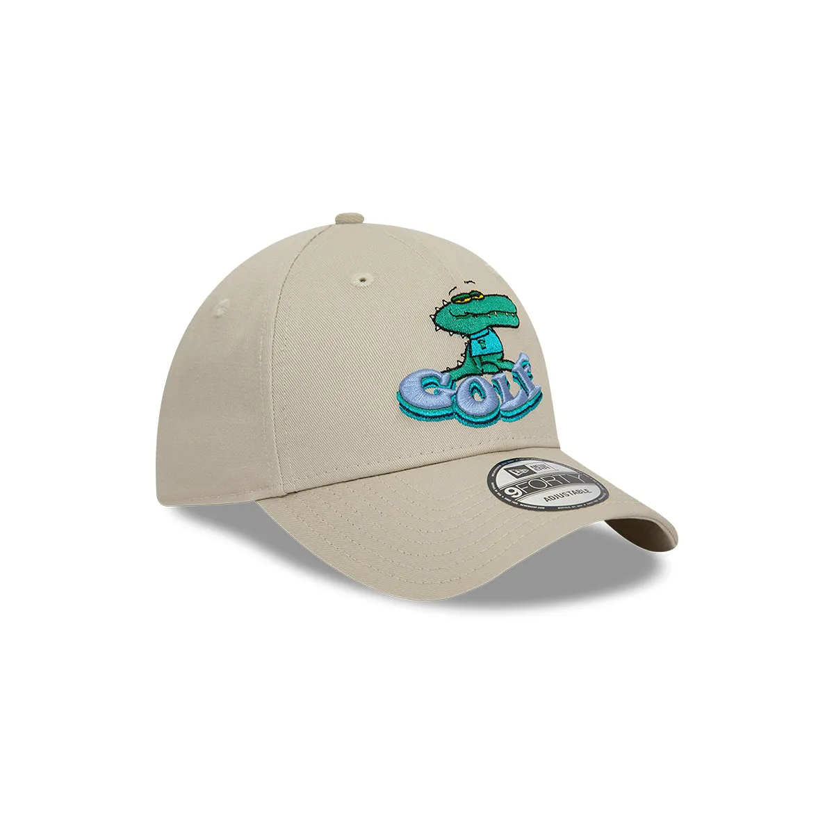 Alligator Golf New Era 9FORTY Strapback Beige