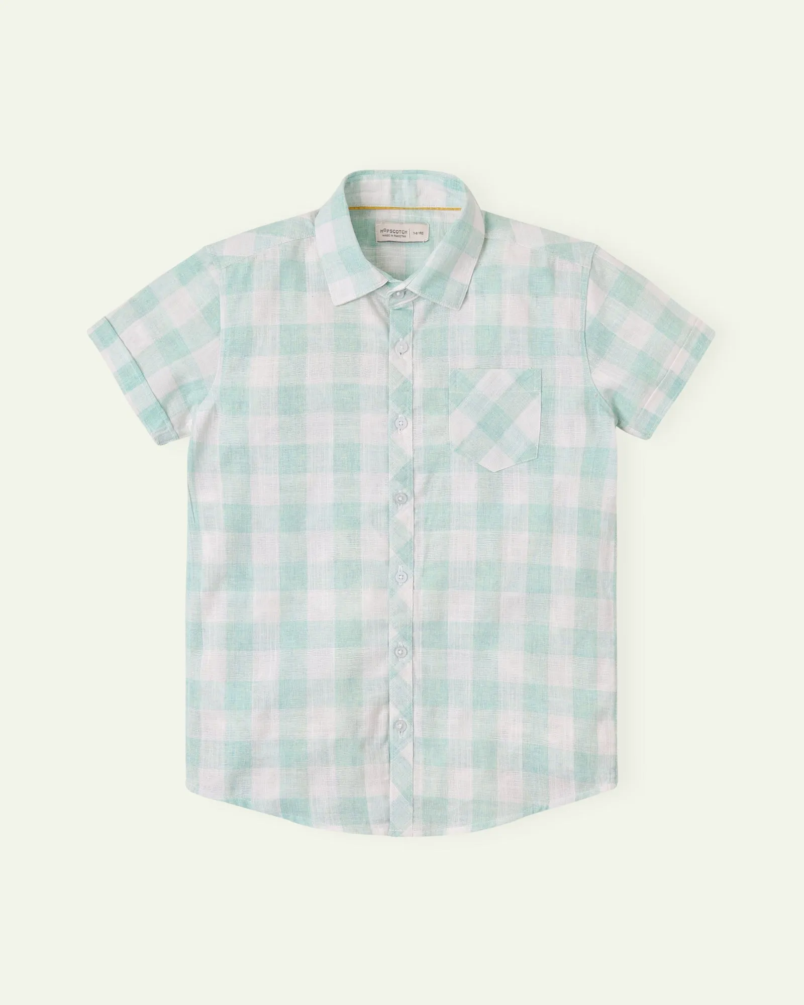 Aqua Check Shirt