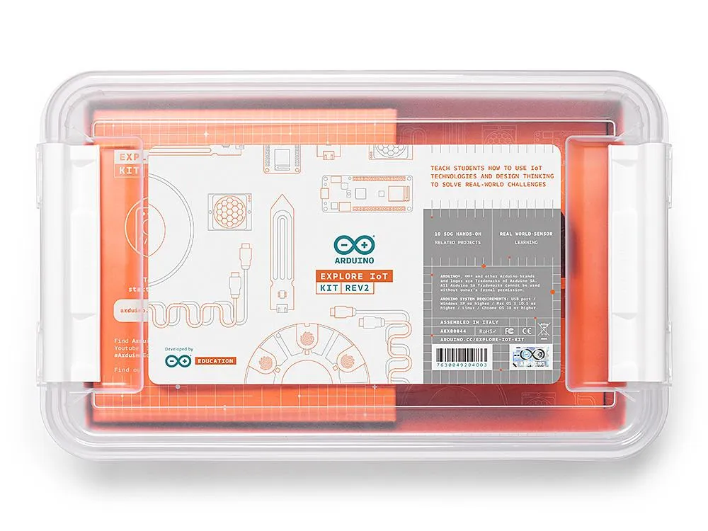 Certainly! Heres an optimized title for the product:

Arduino EDU Explore IoT Kit Rev2 - Ultimate Educational Toolkit for Internet of Things Projects

Feel free to let me know if you need any further modifications!