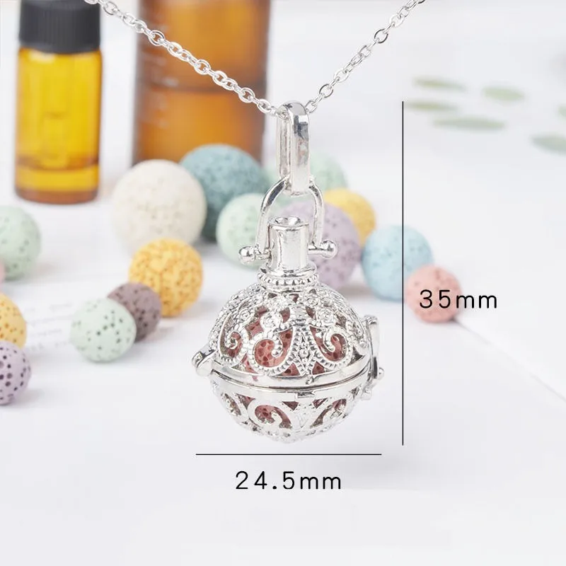 Aromatherapy - Volcanic Rock Pendant Essential Oil Diffuser