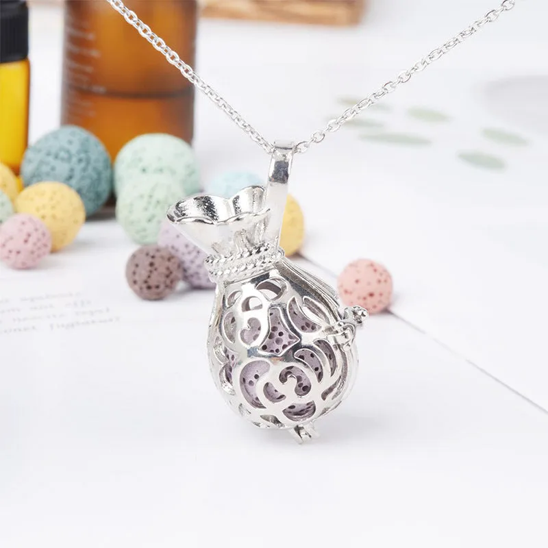 Aromatherapy - Volcanic Rock Pendant Essential Oil Diffuser