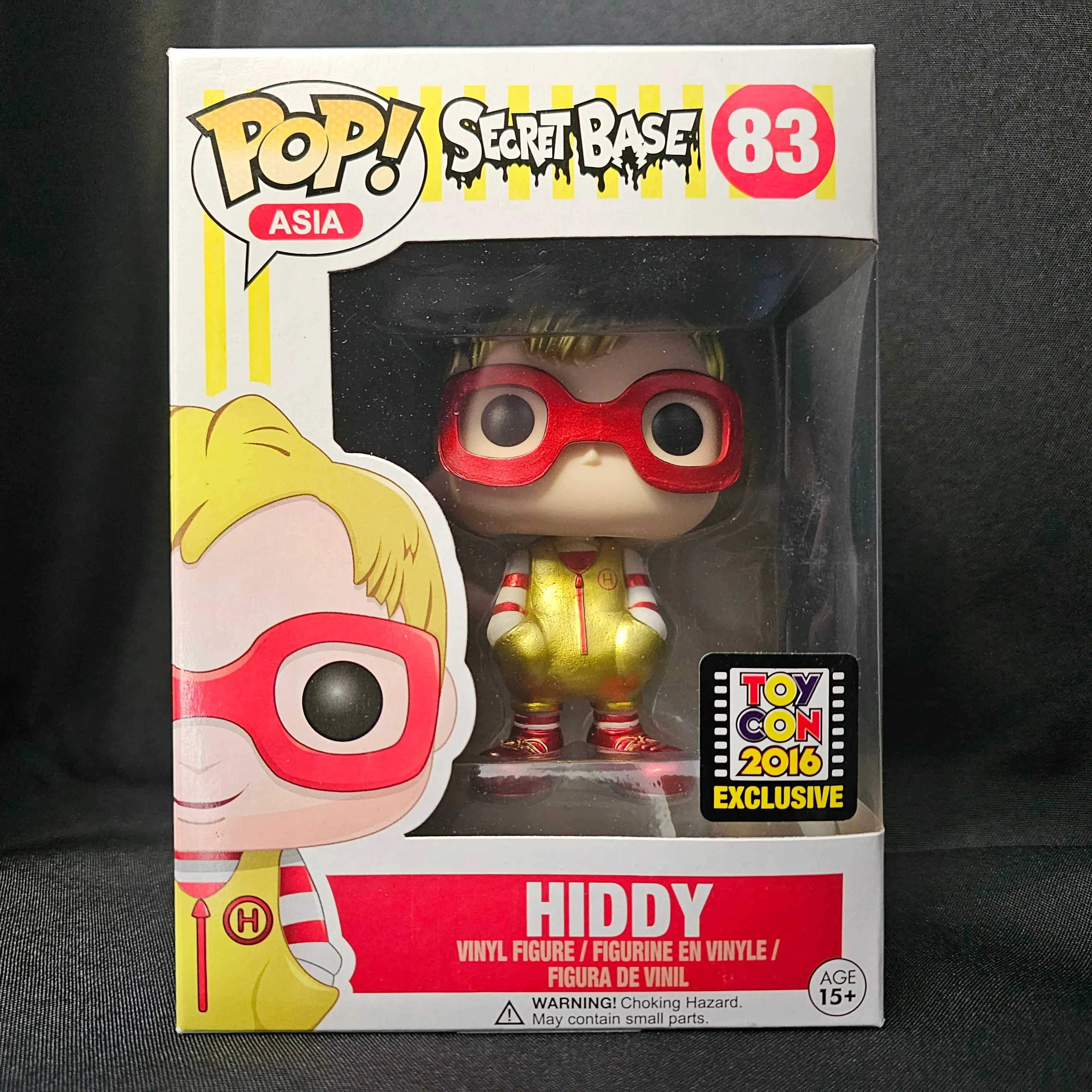 Asia Pop! Vinyl Figure Metallic Hiddy [Secret Base] [Toy Con 2016] [78]