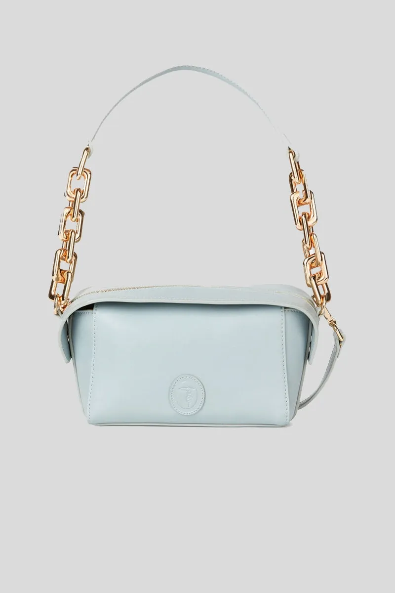 Aster Shoulder Chain Sm Smooth Pu - Pastel Blue