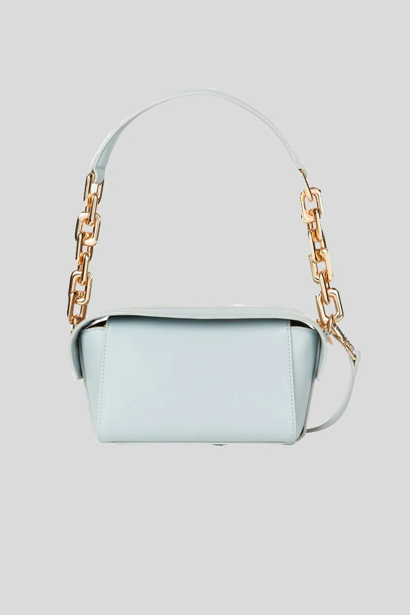 Aster Shoulder Chain Sm Smooth Pu - Pastel Blue