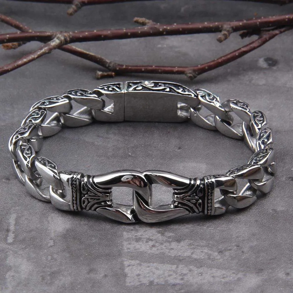 Bracelet Viking Union - Acier inoxydable