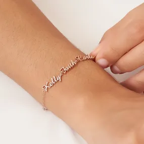 Classic Multiple Name Bracelet