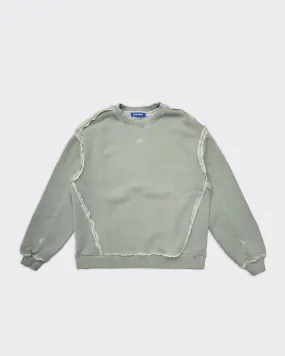 Crewneck Facade Verde/Grigia