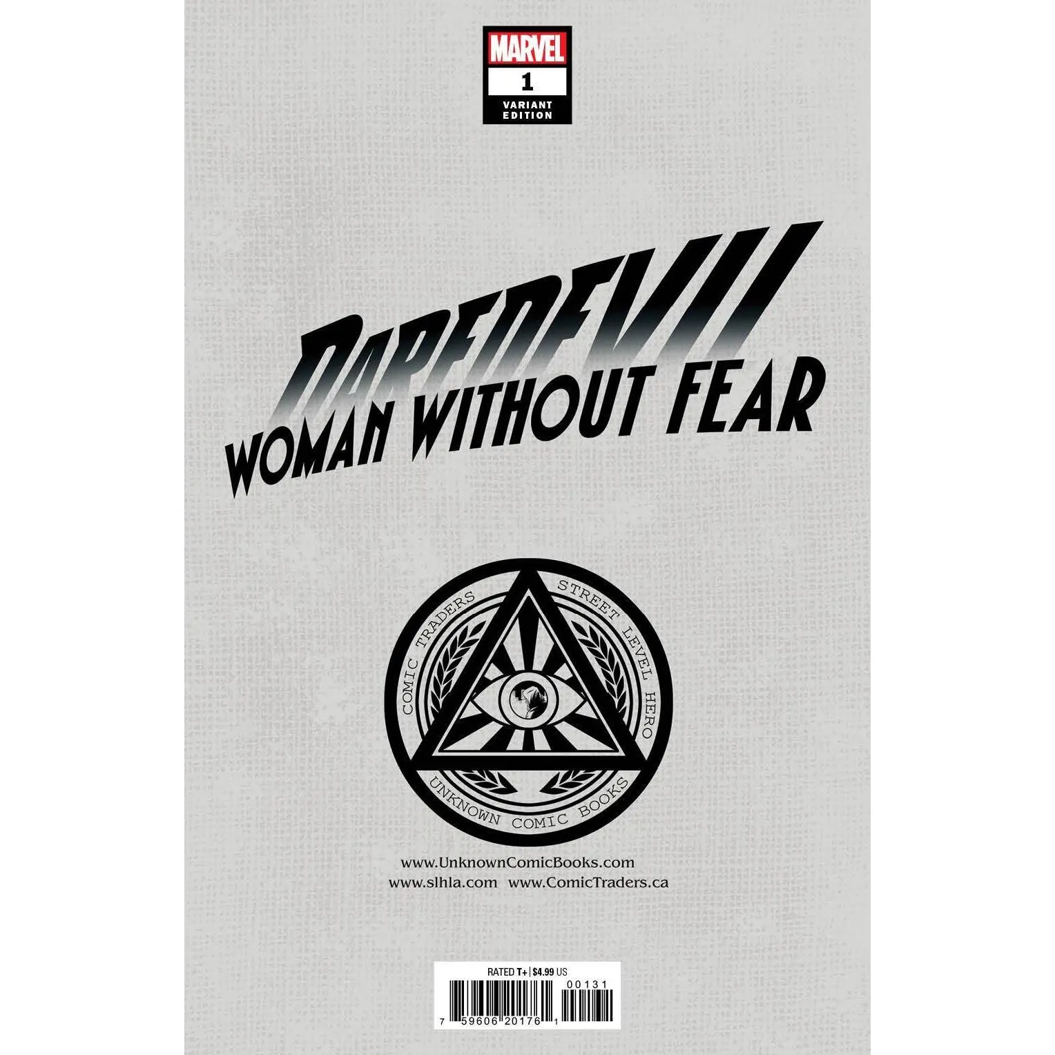 DAREDEVIL: WOMAN WITHOUT FEAR 1 UNKNOWN COMICS MARCO MASTRAZZO EXCLUSIVE VIRGIN VAR (01/12/2022)