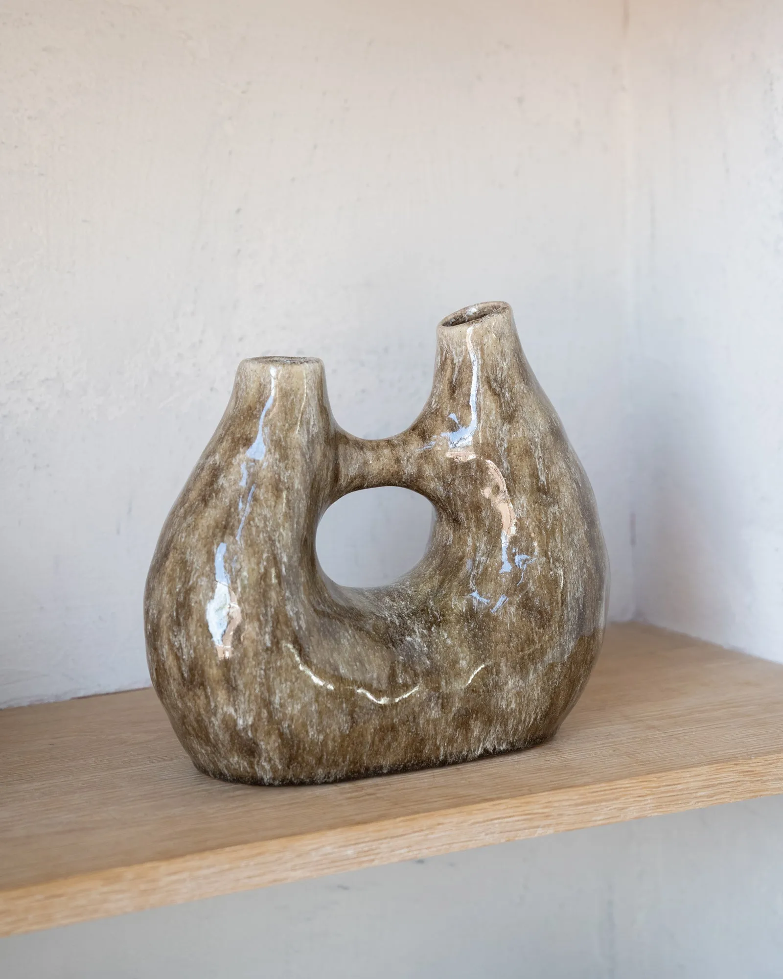 Deco Vase Katha Brown