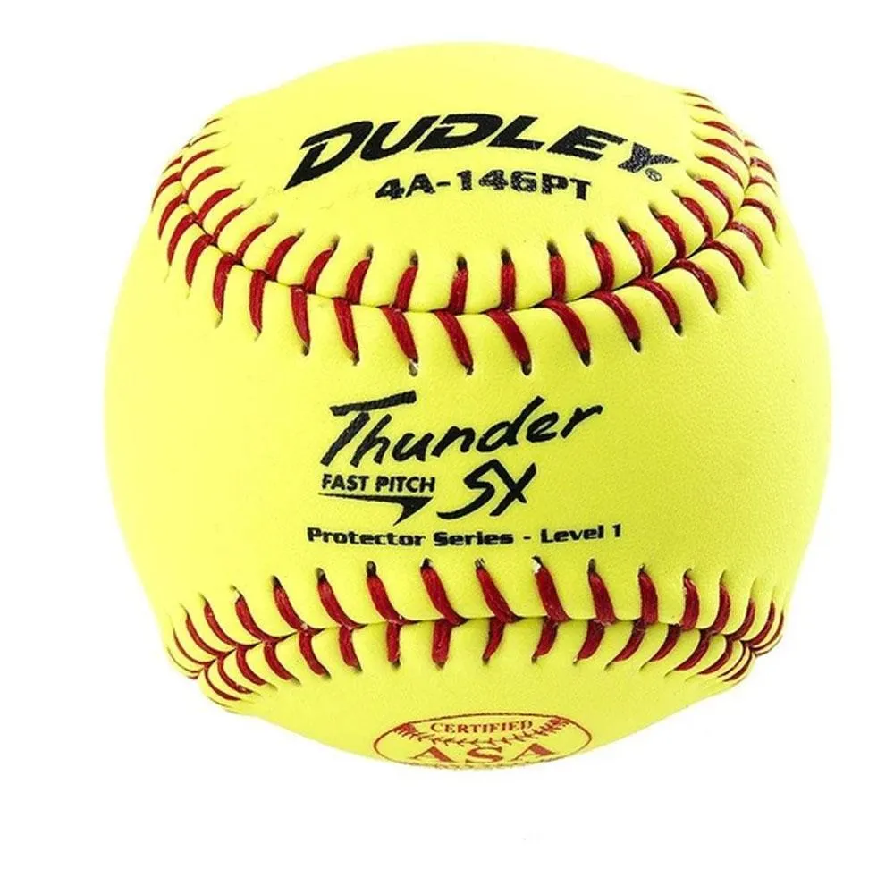 Dudley 10 Inch SY Protector Series Level 1 Fastpitch Softball USA (ASA)- One Dozen: 4A146PT