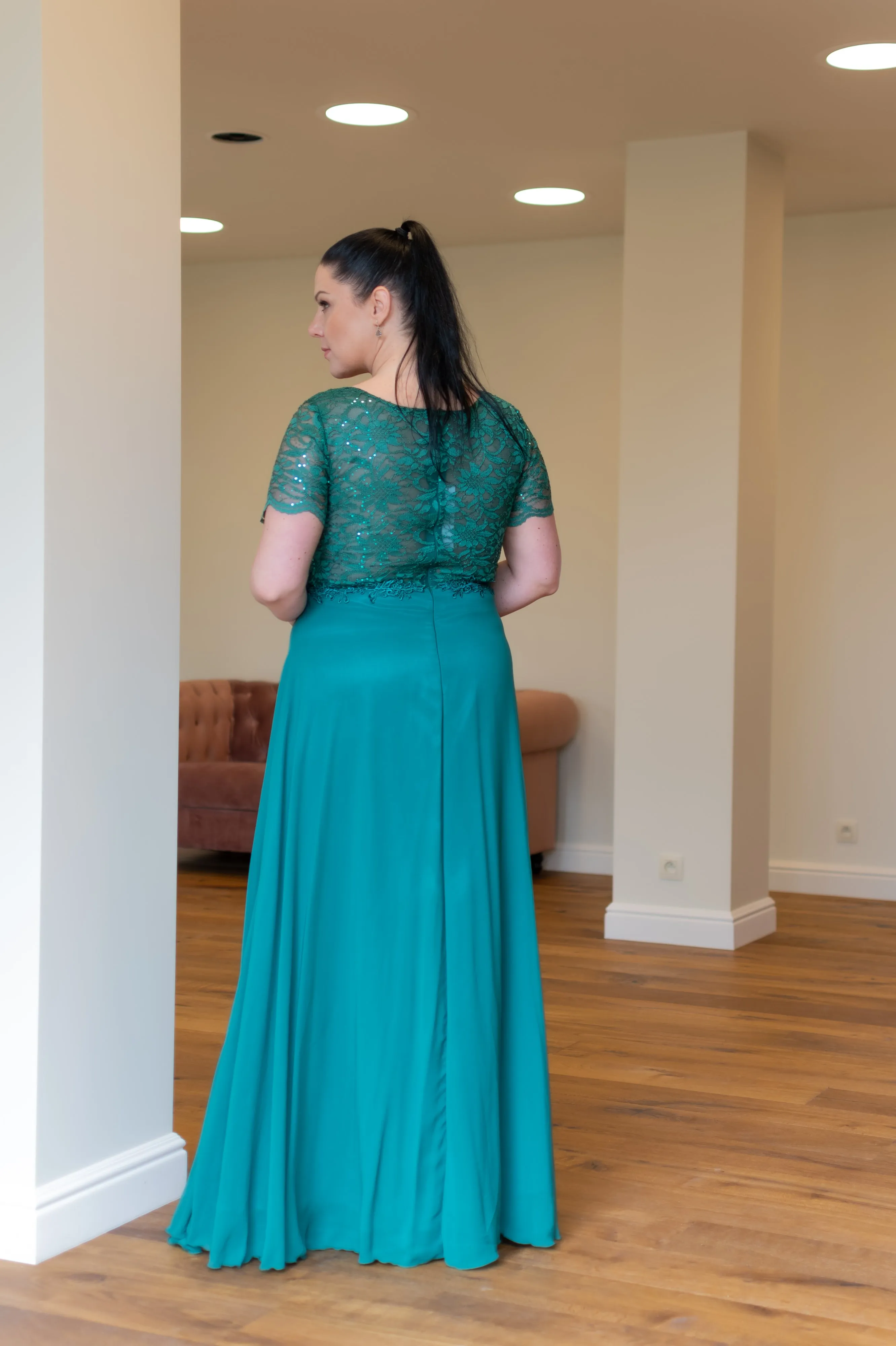 Grace Dress Queen Size - Green