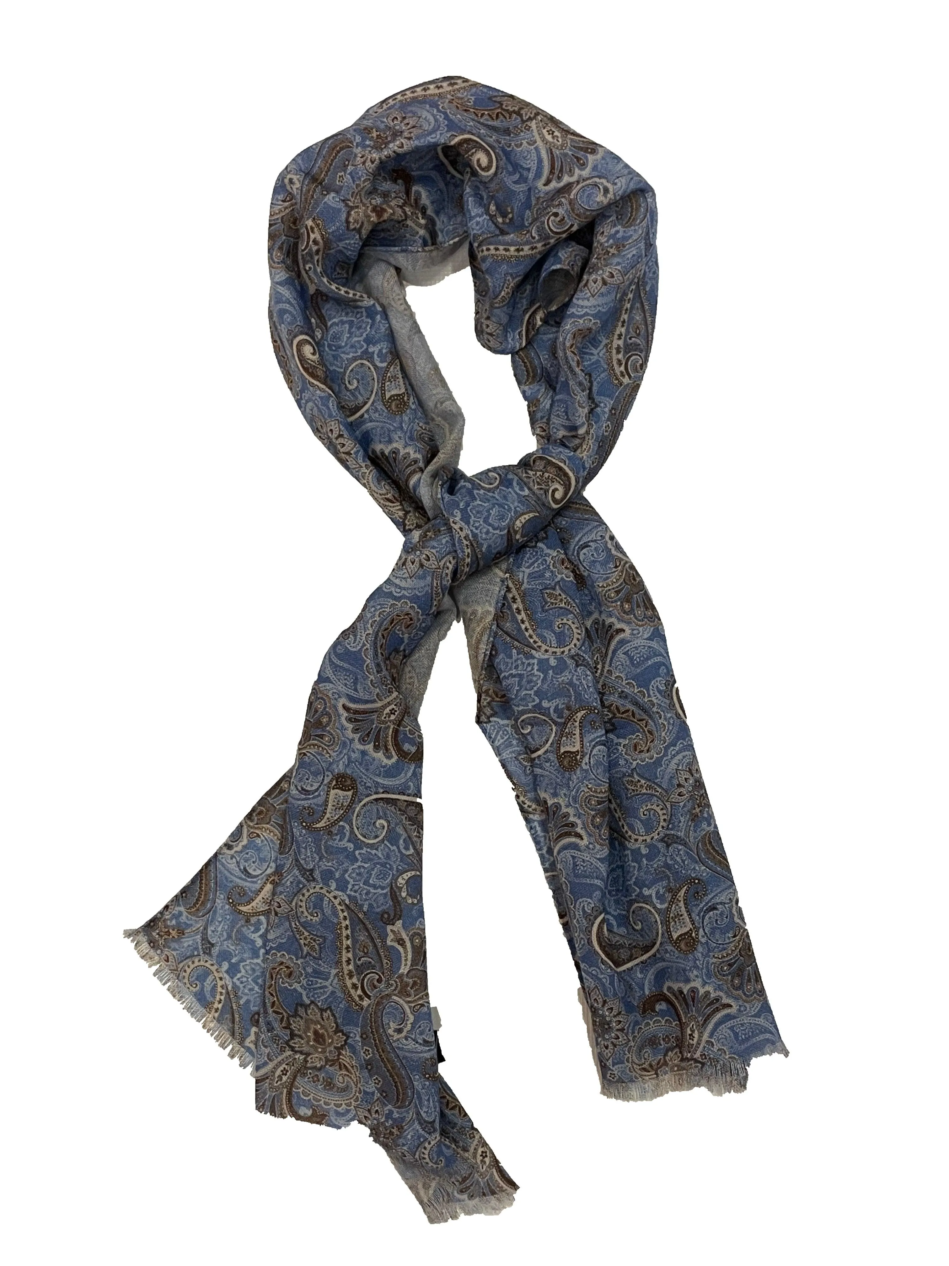 Hemley - Foulard de laine paisley