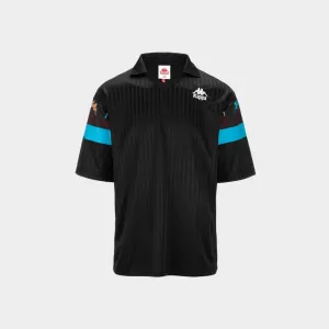 Kappa Authentic Heritage Polik T-Shirt Black Turquoise