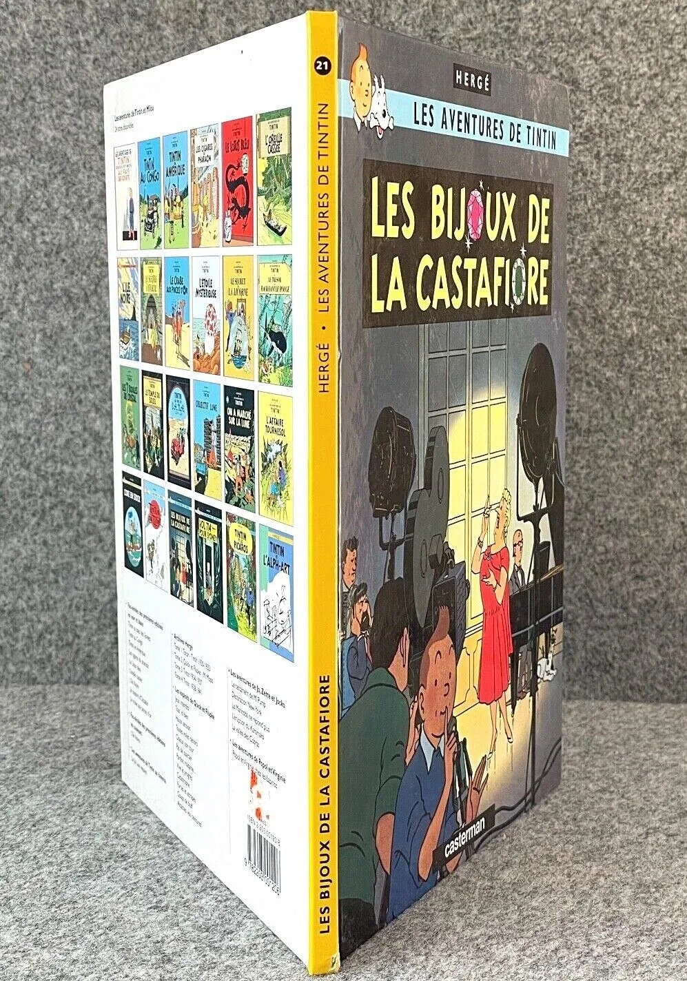 Les Bijoux de la Castafiore Casterman Hardback French Tintin Book