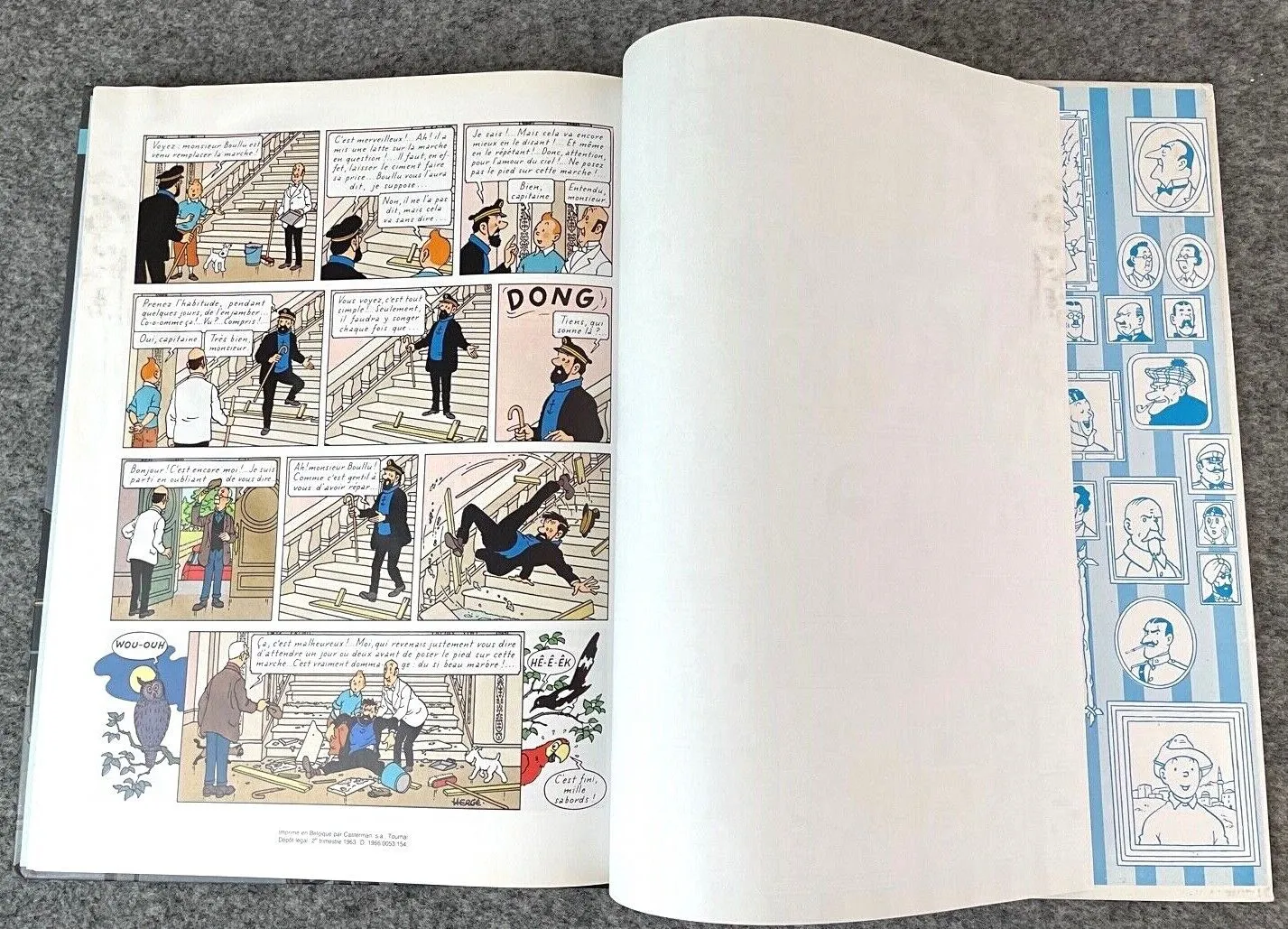 Les Bijoux de la Castafiore Casterman Hardback French Tintin Book