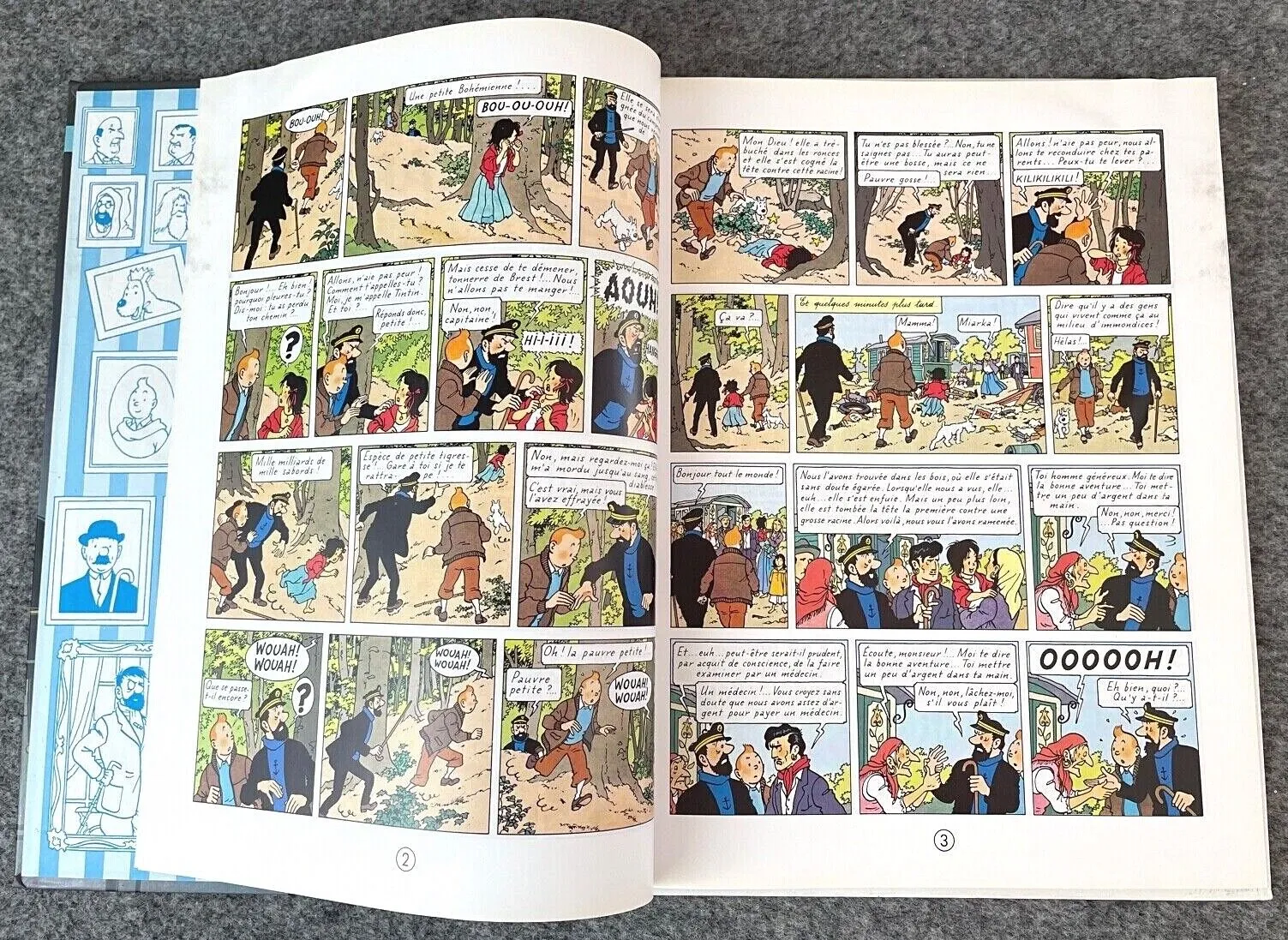 Les Bijoux de la Castafiore Casterman Hardback French Tintin Book