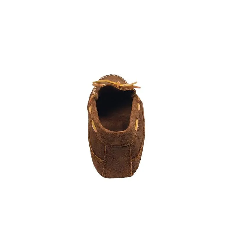 Minnetonka Masculino Double_Bottom_Softsole Brown