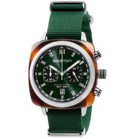 MONTRE BRISTON - CLUBMASTER SPORT ACÉTATE - VERT ANGLAIS