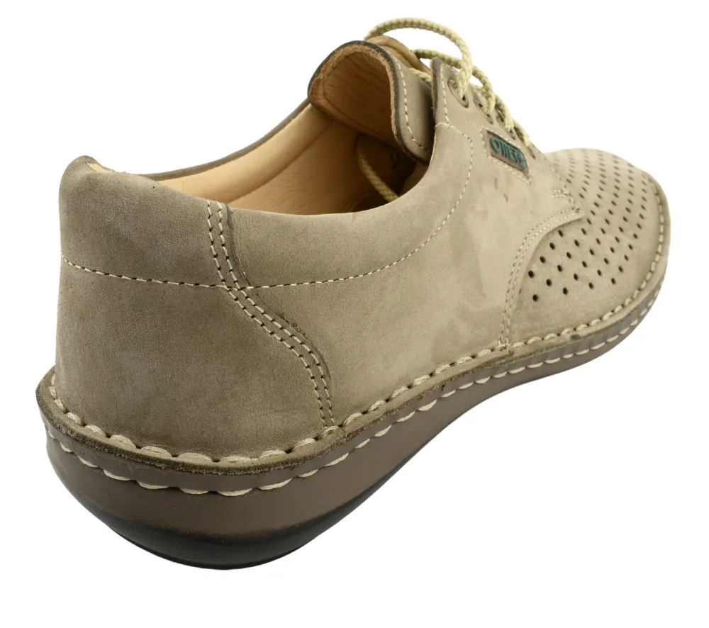 Pantofi casual, barbati, OTTER NATURLICH KOMFORT QUALITAT, 9554-14 gri, piele naturala