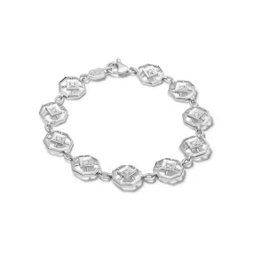 Parquet Bracelet White Gold - Diamond