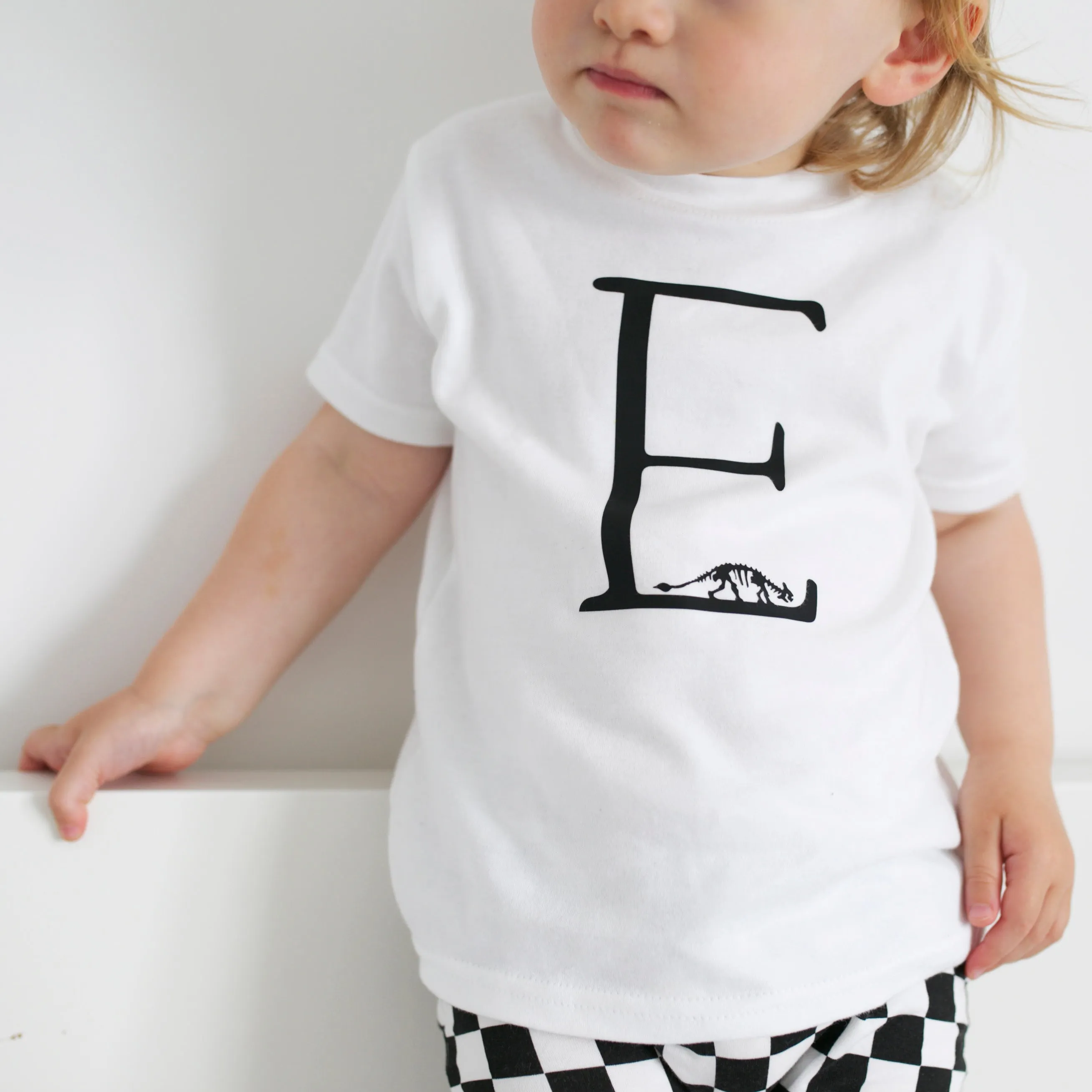 Personalised initial T shirt