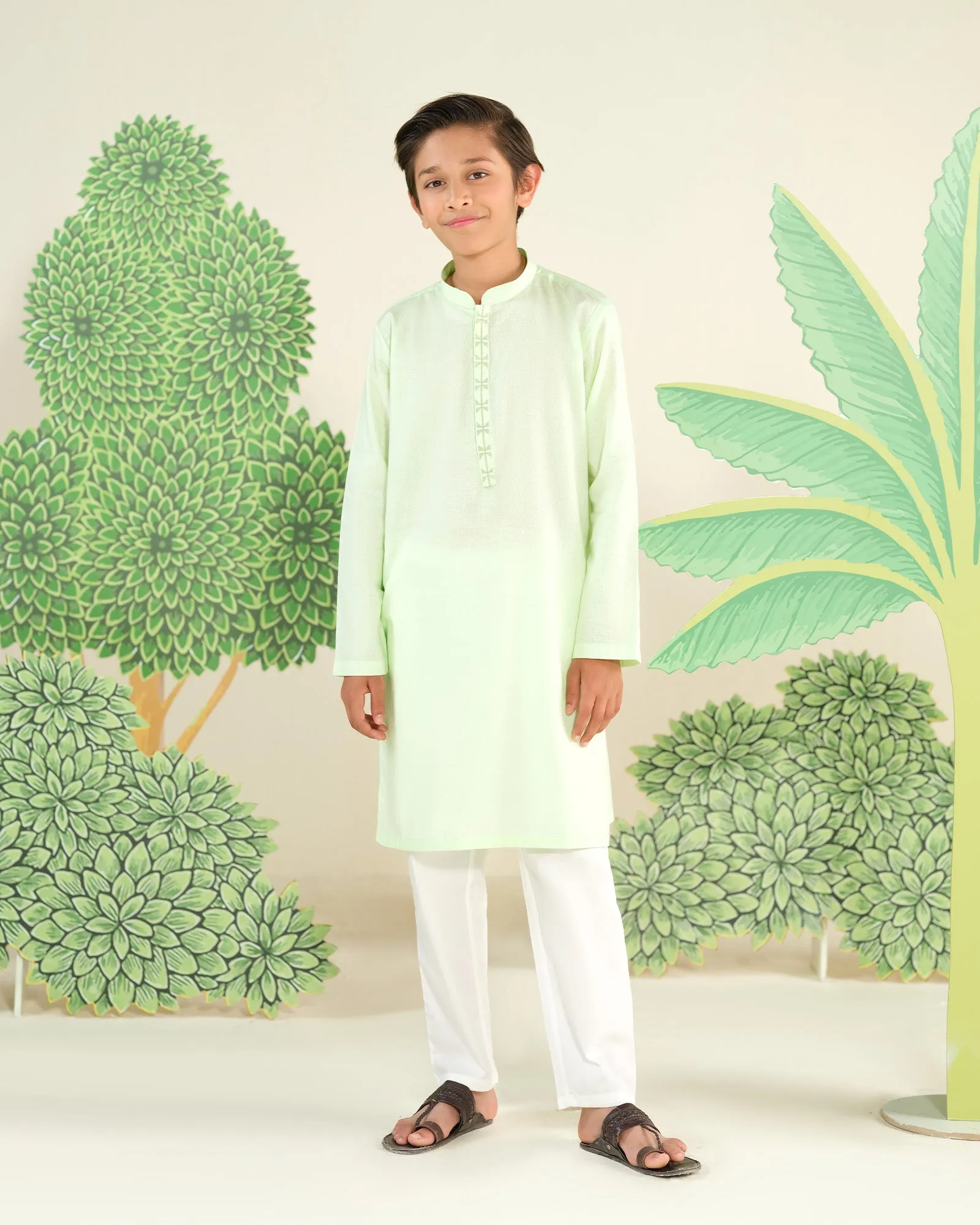 Pistachio Green Kurta