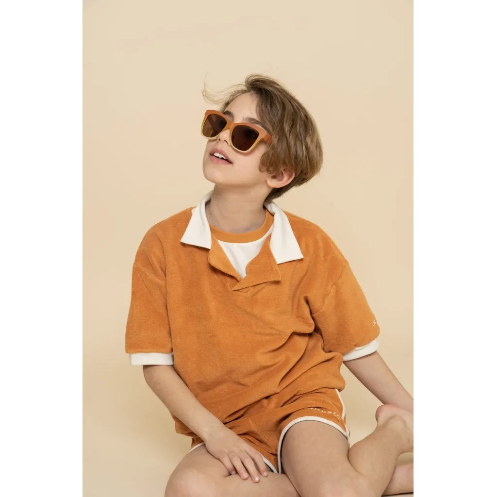 Retro Collared Shirt | GOTS - Sienna